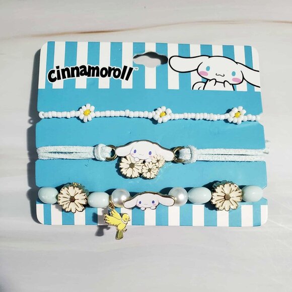 Sanrio Cinnamoroll Bracelet Set of 3 - Picture 1 of 1